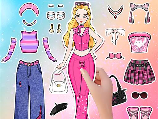 Glam Paper Doll Designe